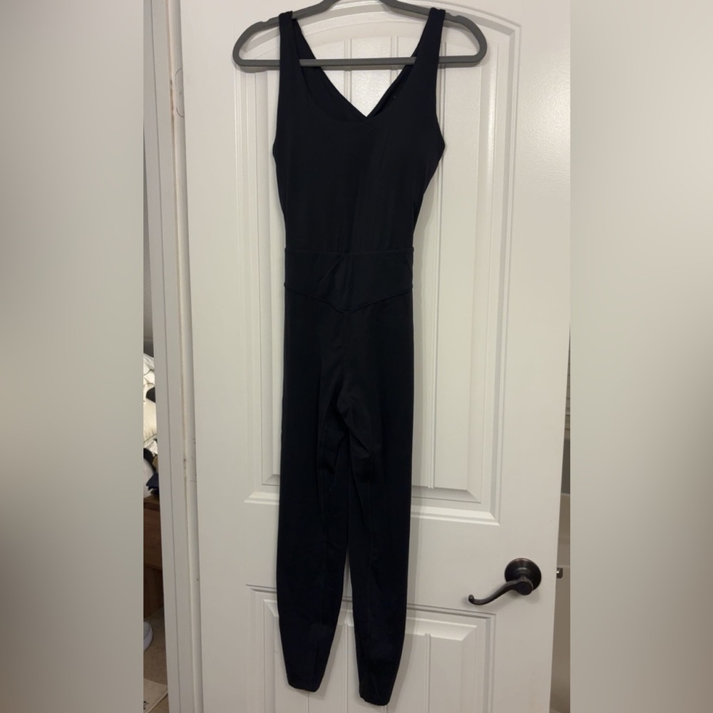 Target Black Sleeveless V-Neck Workout Jumpsuit